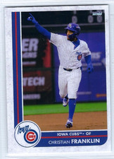 2025 Iowa Cubs (Triple-A Chicago Cubs) Christian Franklin