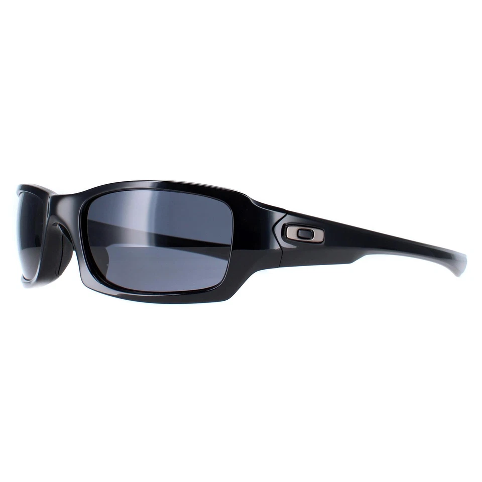 Lunettes Oakley Fives Squared OO9238-04 Noir Poli Gris - Photo 2/4