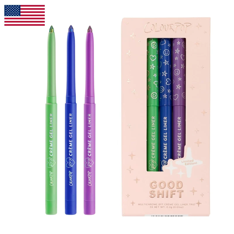 Colourpop Bff Crme Gel Waterproof Chrome Eyeliner Kit - 18Hr Wear
