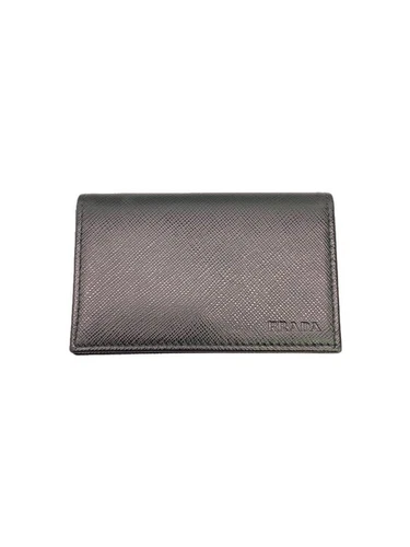 Etui à cartes PRADA noir solide homme occasion