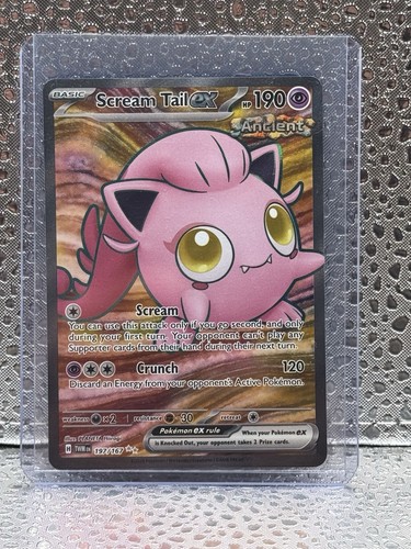 Pokemon TCG - Scream Tail ex 197/167 Twilight Masquerade Ultra Rare - NM