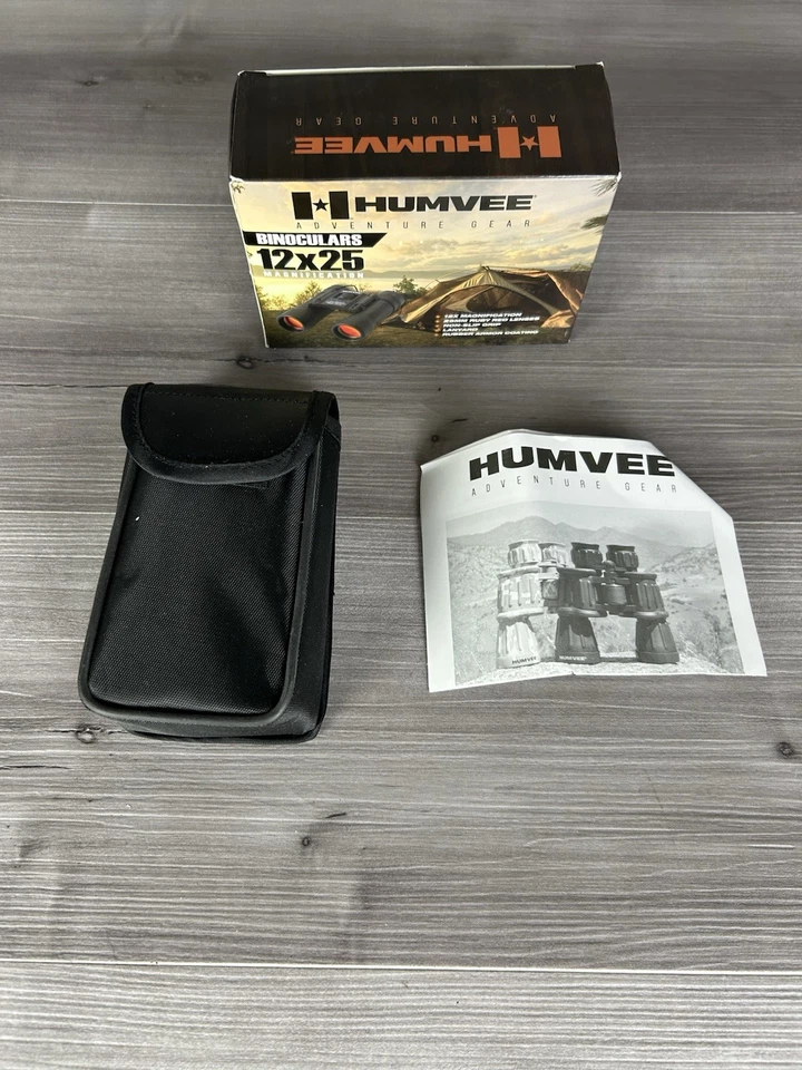 Humvee Binocular 12x25 DCF 96m/1000m Black - Image 4 of 4