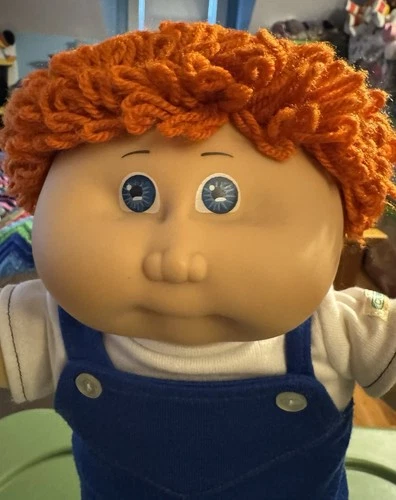 Cabbage Patch Jesmar Kid HM #1 Red loops boy with blue eyes  made In Spain 💙