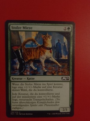 MAGIC THE GATHERING Stolze Mieze 2020 Deutsch 196/274