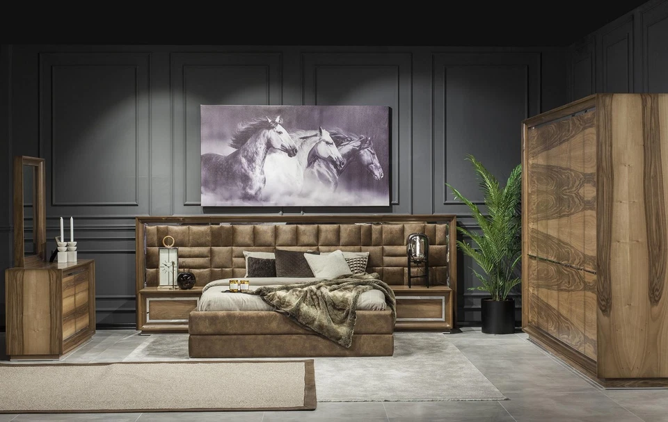 Luxus Kleiderschrank 277cm Schrank 6türige Schränke mit viel Stauraum - Bild 3 von 4