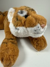 FAO Schwarz Plush Bengal Tiger Baby Cub Stuffed Animal Realistic Natural 16"