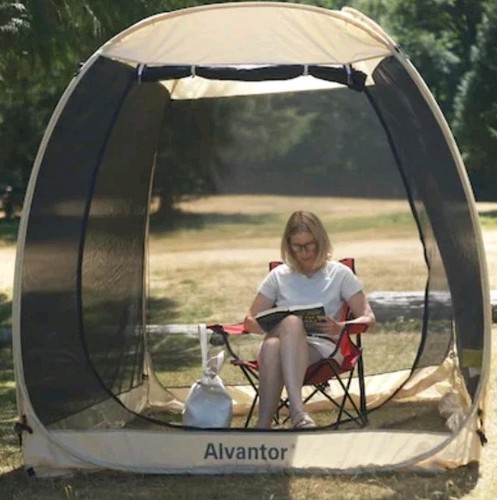 6'X6' Pop Up Screen House Canopy Tent Camping Gazebo Room Yard
