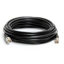 25FT BNC Male to BNC Male Cable RG59U Security Camera Coaxial Cord 75 Ohm Black