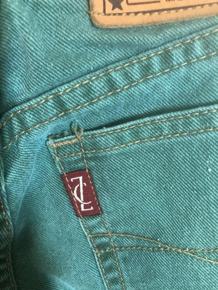 复古 Z Cavaricci 牛仔裤女式 28 高腰锥形标准版型美国制造 90 年代 — 第 4/4 张图片