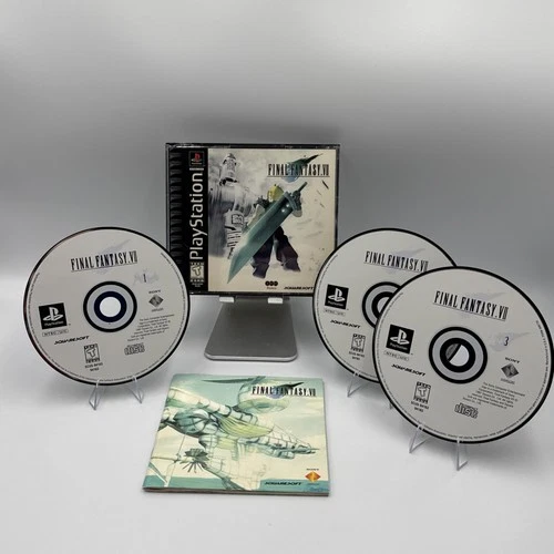 New ListingFinal Fantasy VII Black Label (PlayStation 1 PS1) Complete CIB Tested & Working