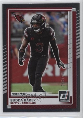 2025 Panini Donruss Press Proof Silver 193/199 Budda Baker #23 1ny5