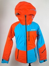 Ziener Damen Skijacke BAM Rot Hell Blau S AquaShield Jacket Team Ski Cross
