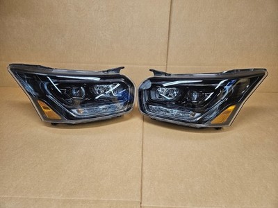 NEW 20-25 Ford Transit 150 250 350 BiXenon LED Headlight PAIR BLACK HOUSING