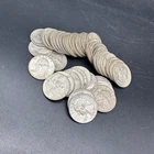 1964 Quarter Lot Of 40 Coins 90% Silver Circulated United States As Is