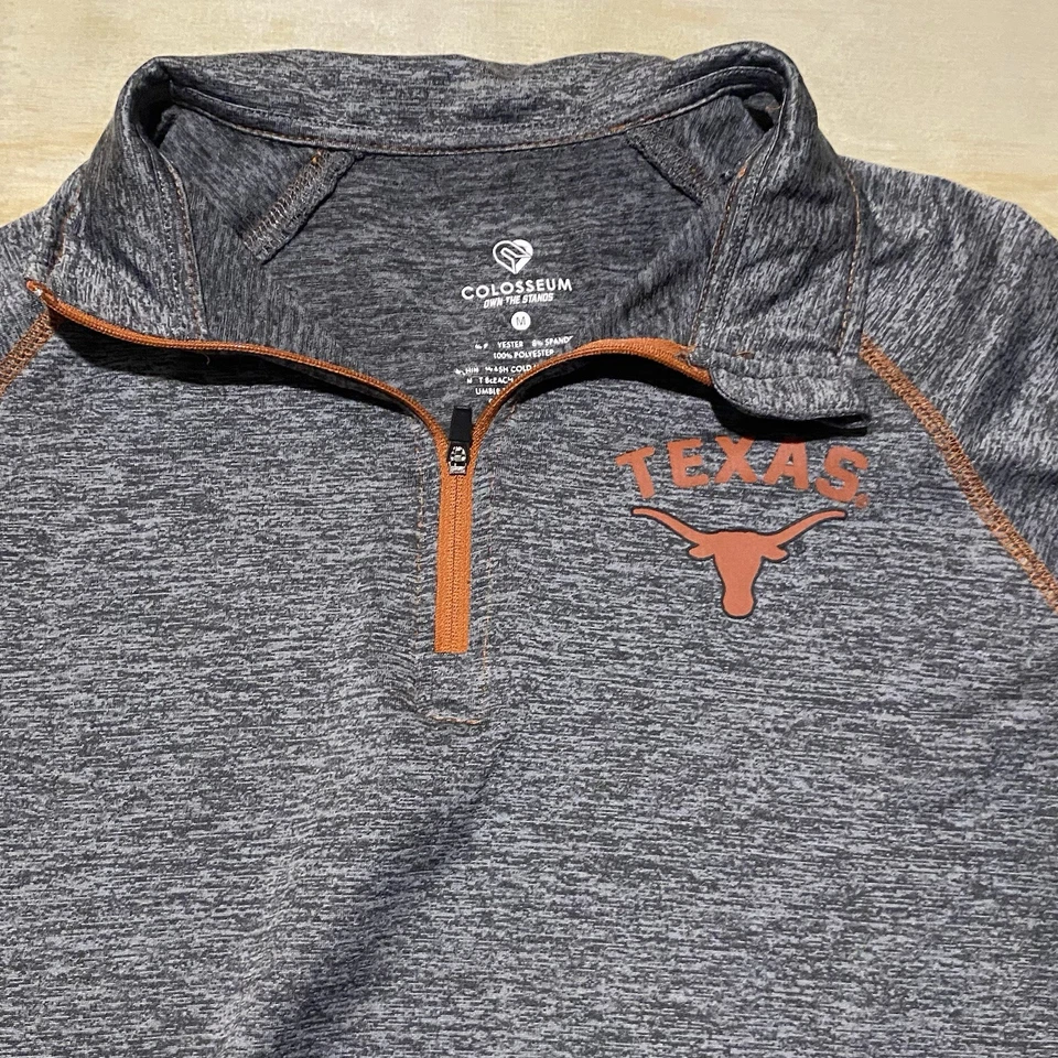 Colosseum Texas Longhorns 1/4 zip pullover women’s Medium - Image 2 of 4
