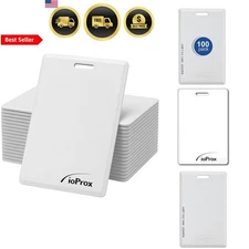Proximity Card 100 Pack Access Control RFID Cards Clamshell Format