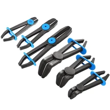 Hose Clamp Pliers Set - 6 PCS Plastic Fuel Line (3 Straight + 3 Angled) for Gas
