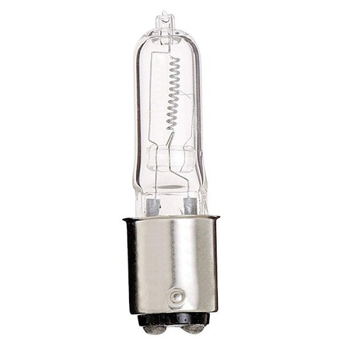 Satco S3147 120V 100-Watt T4 DC Bayonet Base Light Bulb, Clear