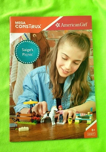 Mega Construx American Girl Saige’s Picnic [ manual guide book DYN77 ]