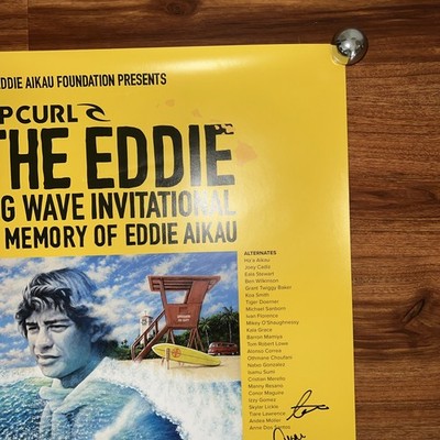 24/25 The Eddie Aikau Big Wave Invitational Surf Poster Eddie