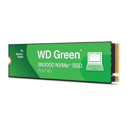 Western Digital Green Sn3000 500Gb M.2 Pci Express 4.0 Nvme Internal Solid State
