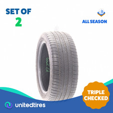 Set Of 2 Used 23545zr17 Michelin Pilot Sport All Season 4 97y - 6.532