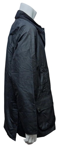 BARBOUR Herren Bedale gewachste Baumwolle Tartan gefüttert schwarz Large Jacke UVP 229 £ - Bild 5 von 8