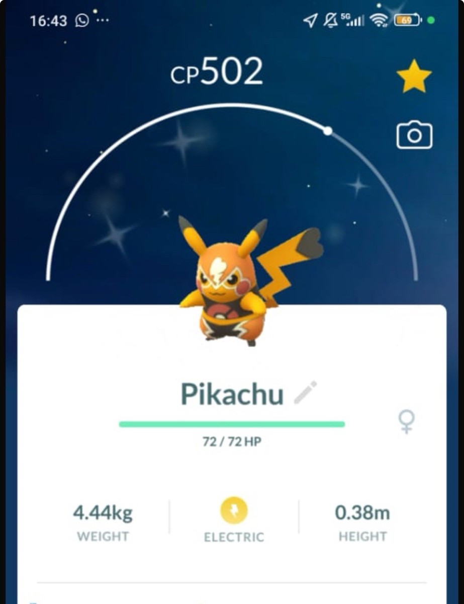 Pokémon Go Shiny Pikachu Libre GBL