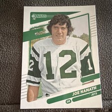 2021 Panini Donruss Joe Namath #42 Photo Variation New York Jets Football