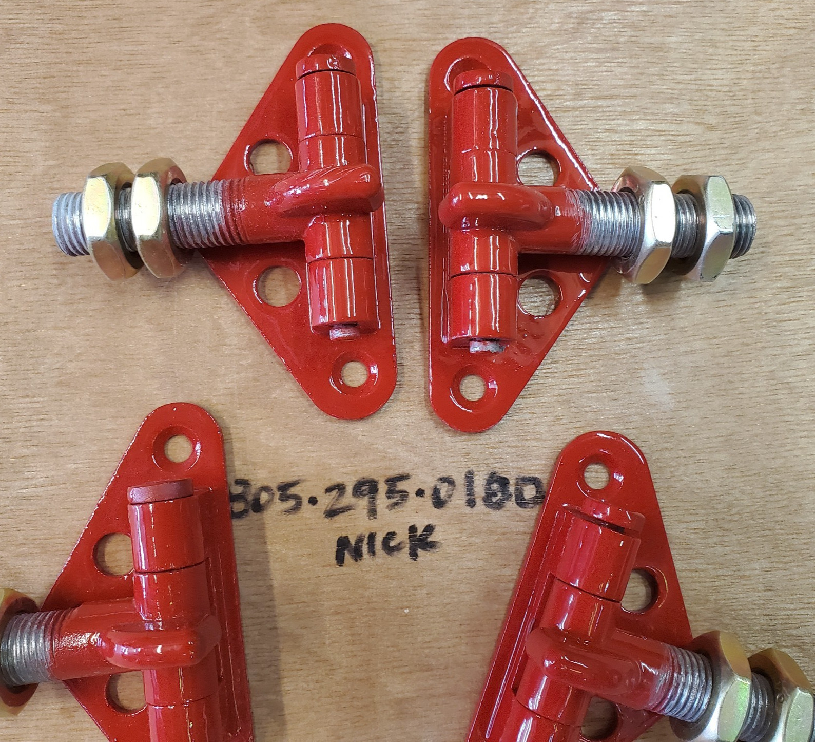F40 FERRARI :  4 FOUR  Door Hinges With All Hardware. F40 Doors