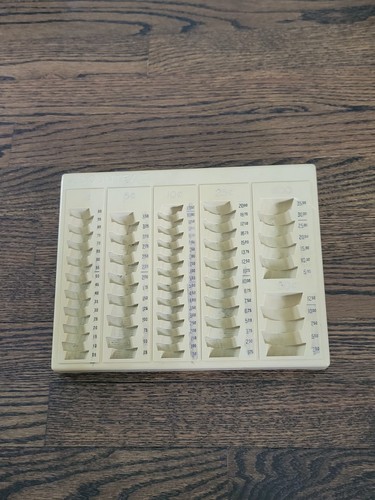 MMF Industries Countex II 6 Compartment Coin Change Counter Sorter Tray 21-6110 - Picture 1 of 6