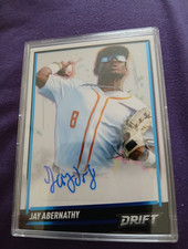 Pulse Trading Cards 2025 Drift Jay Abernathy Autograph Serial #BAS-JA Baseball