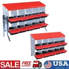 Chicken Nesting Box Chicken Nesting Box 10 Compartments 2-Tier Chicken Laying