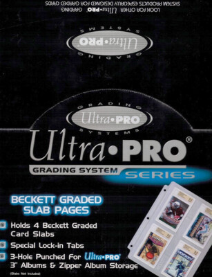 NEW Ultra Pro Beckett/MNT Graded Slab Pages Box (10 Pages) | eBay NEW Ultra Pro Beckett/MNT Graded Slab Pages Box (10 Pages) | eBay