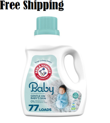 ARM & HAMMER Baby, 77 Loads Liquid Laundry Detergent, 100.5 Fl oz
