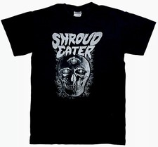 Shroud Eater Skull T-Shirt Black Gray Gildan Men’s Small RARE