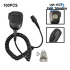 100Pcs Rmn5052 Speaker Mic fits Xpr4380 Xpr4580 Xpr5350 Xpr5550 Xpr5580 Radio