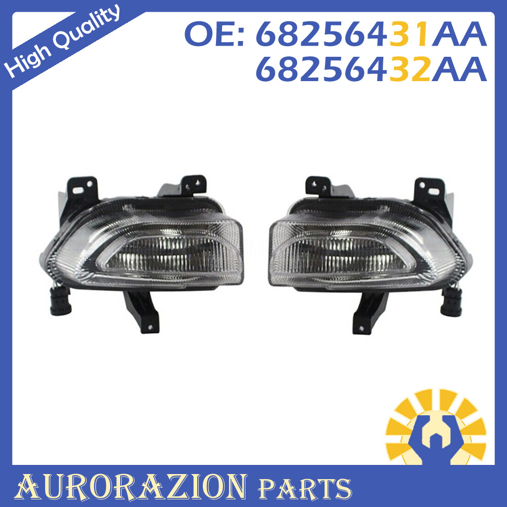 Front Bumper LED Turn Signal Driving Fog Lamp For Jeep Renegade 2015-2018