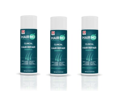 3 SET HairMD Hair Growth Repair Shampoo 3x250ml | Post Transplant Care Formula