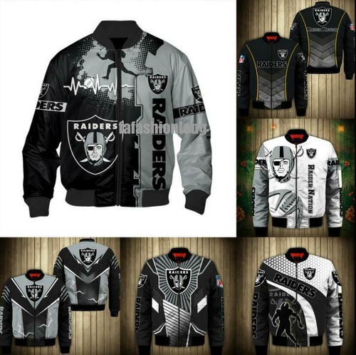 Las Vegas Raiders Army Jacket Flight 