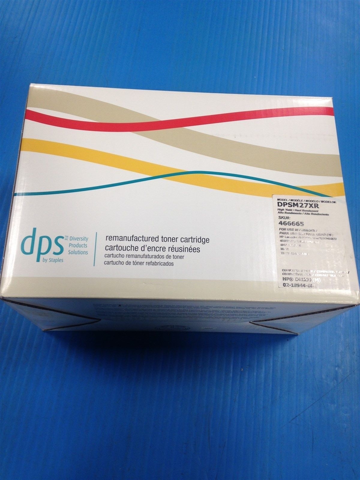 NEW DPS DPSM27XR REMANUFACTURED TONER CARTRIDGE FOR HP LASER JET 40000 SERIES S8