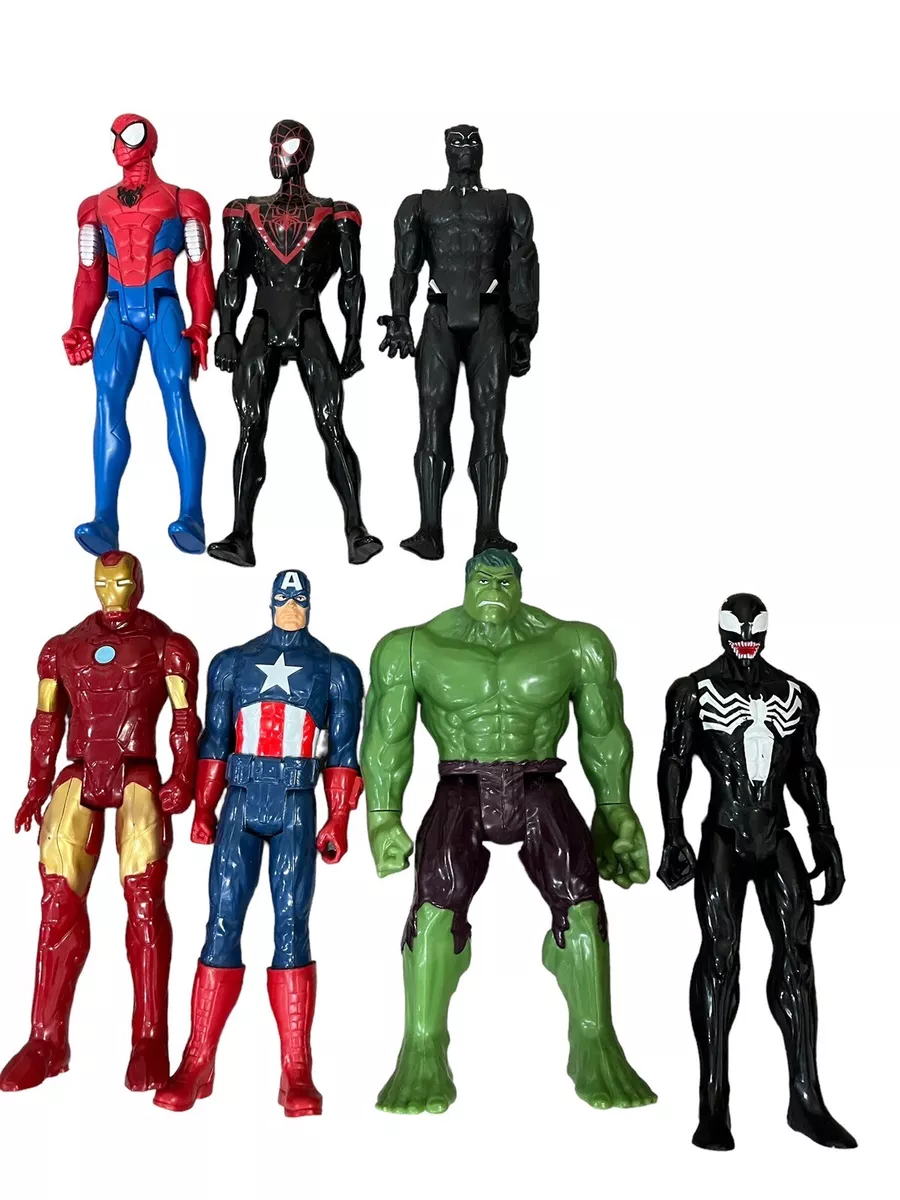 Marvel Avengers Titan Hero Series 12 Action Figures Toy Lot of 7