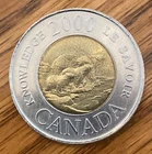 2000 Canada Toonie — photo from another recent sale