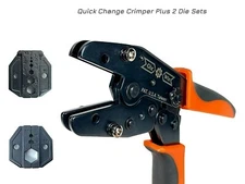 Quick Change Coax Ratchet Crimp Tool RG58 RG62 RG8 8X RG213 RG174 LMR240 LMR400