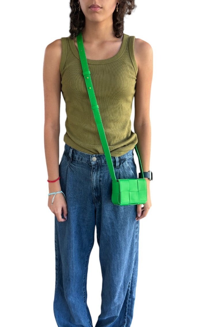 Bottega Veneta Candy Cassette Mini Bag, Green | eBay