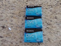 Sony Digital Video Cassette Dvc Premium 60 Min Lot Of 3 Sony Digital Video Cassette Dvc Premium 60 Min Lot Of 3