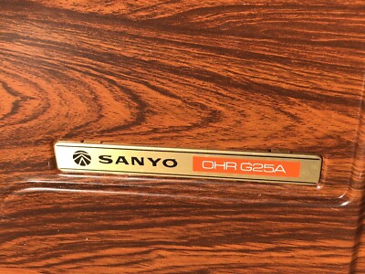 Vintage Sanyo 9500 Btu Kerosine Heater OHR G25A Made in Japan 1981