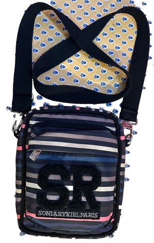 SONIA RYKIEL Faux Fur Tote Bag Handbag Purse in Black w/Dust Bag