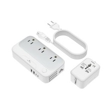 Universal Voltage Converter us to Europe, 220v to 110v Power Travel Converter...