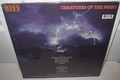 KISS CREATURES OF THE NIGHT ALBUM GLOW IN THE DARK VINYL OFFICIAL